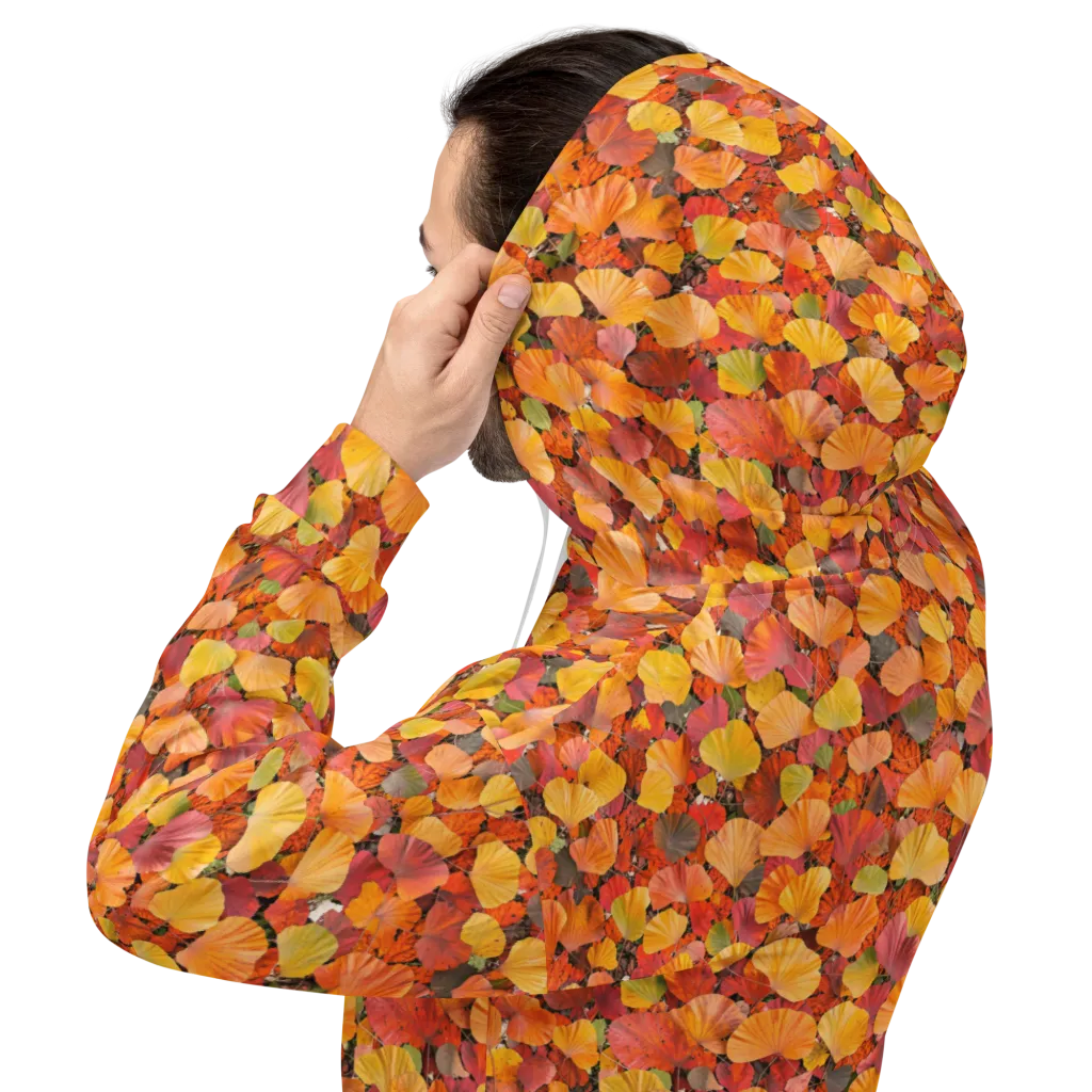 Ember Ginkgo on Hoodie — Back