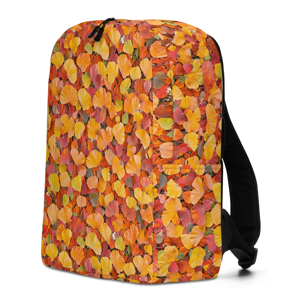 Ember Ginkgo on Minimalist Backpack — Left