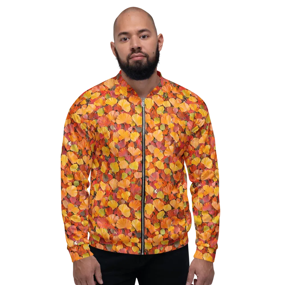 Ember Ginkgo on Bomber Jacket — Front