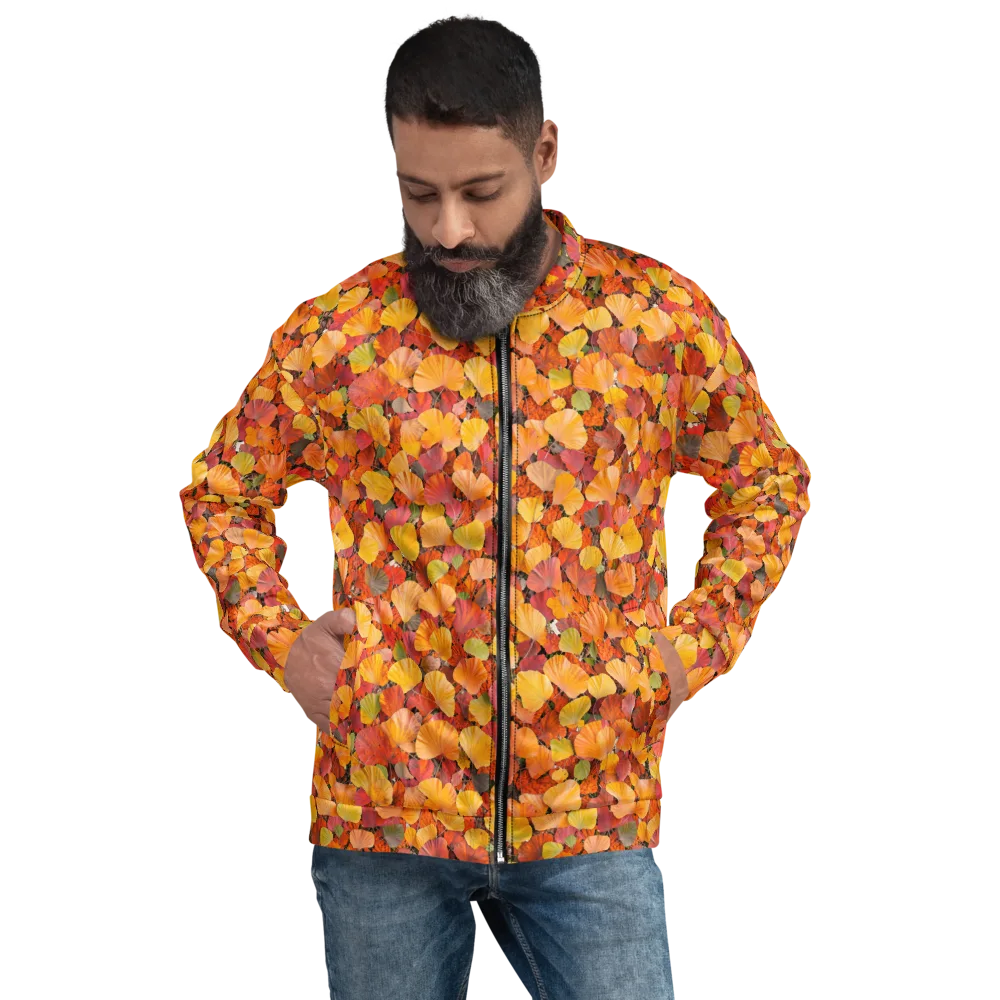 Ember Ginkgo on Bomber Jacket — Front