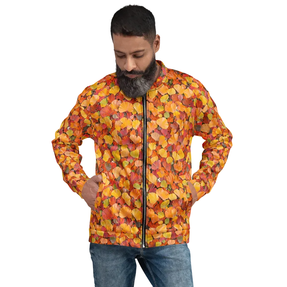 Ember Ginkgo on Bomber Jacket — Front