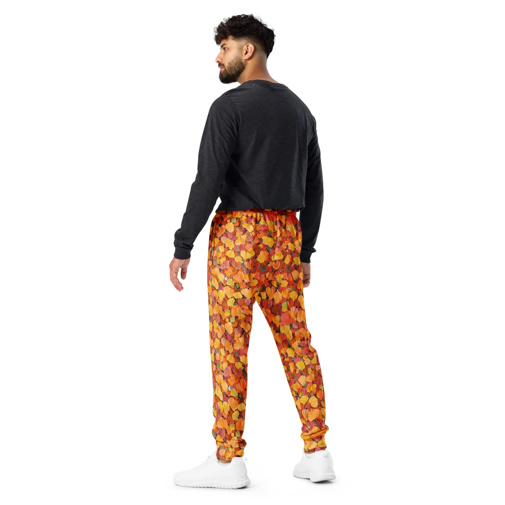 Ember Ginkgo on Men's Joggers — Back