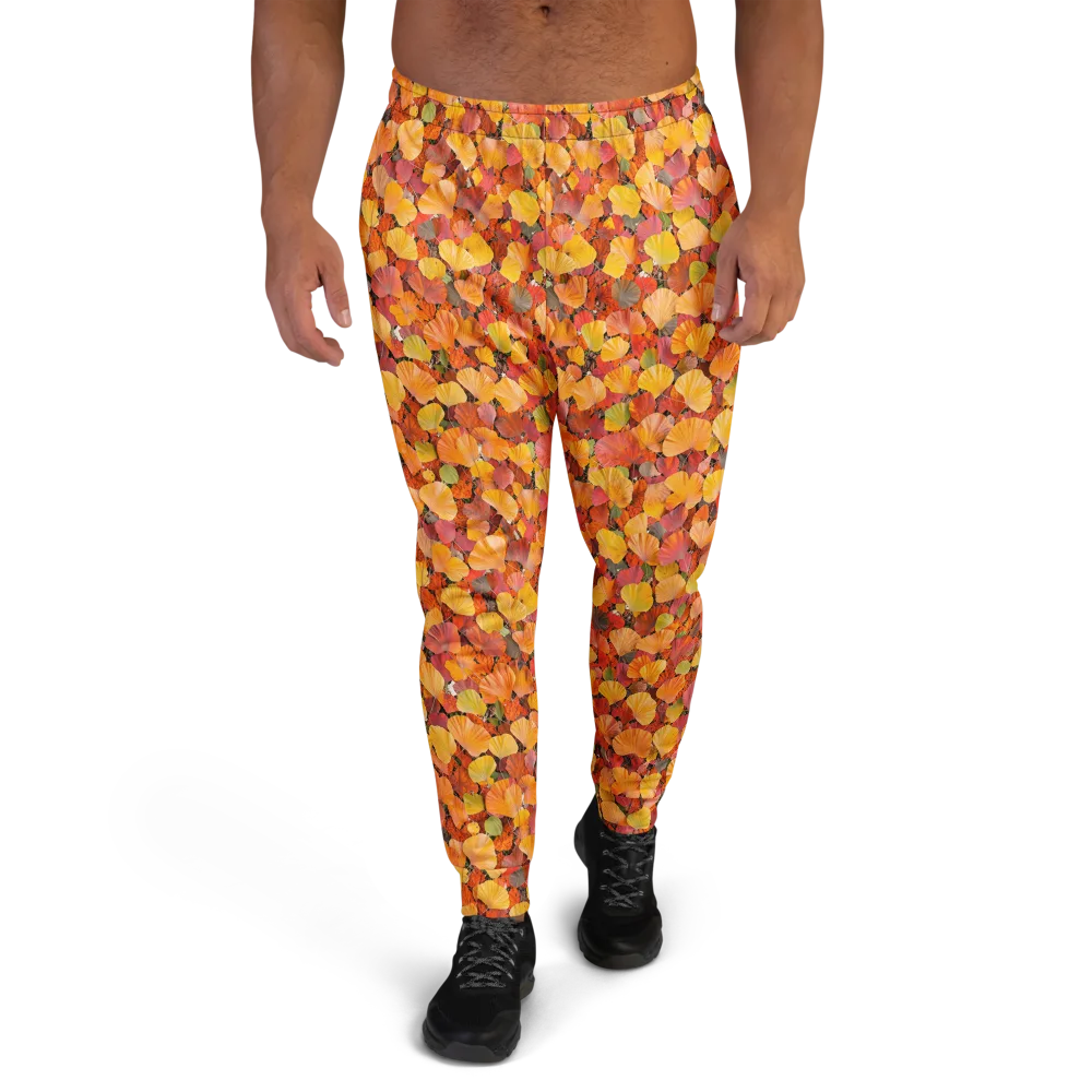 Ember Ginkgo on Men's Joggers — Front