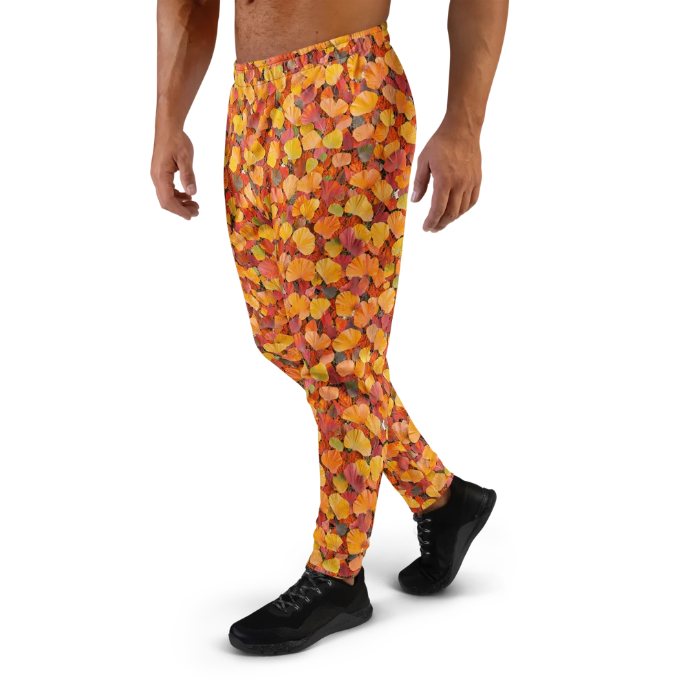 Ember Ginkgo on Men's Joggers — Left