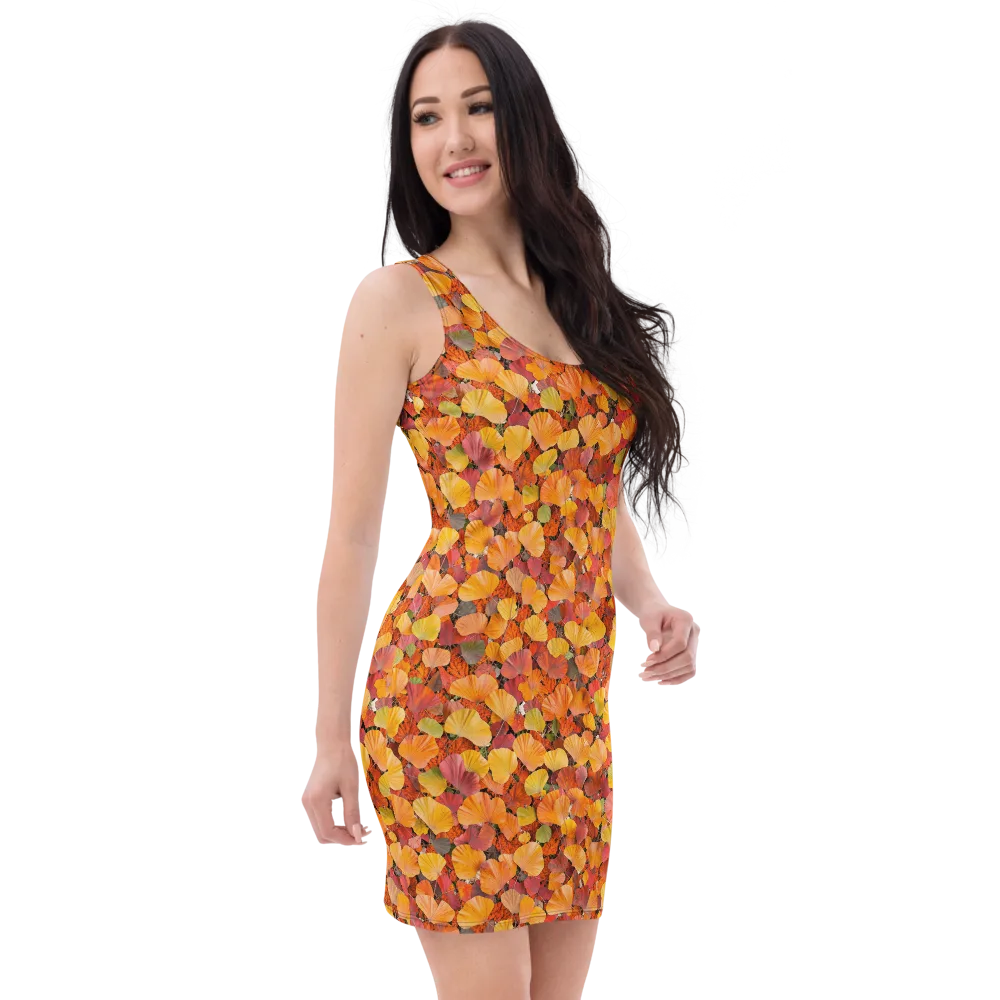 Ember Ginkgo on Bodycon Dress — Right Front