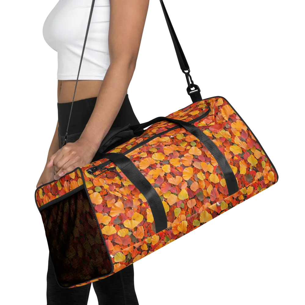 Ember Ginkgo on Duffle Bag — Front