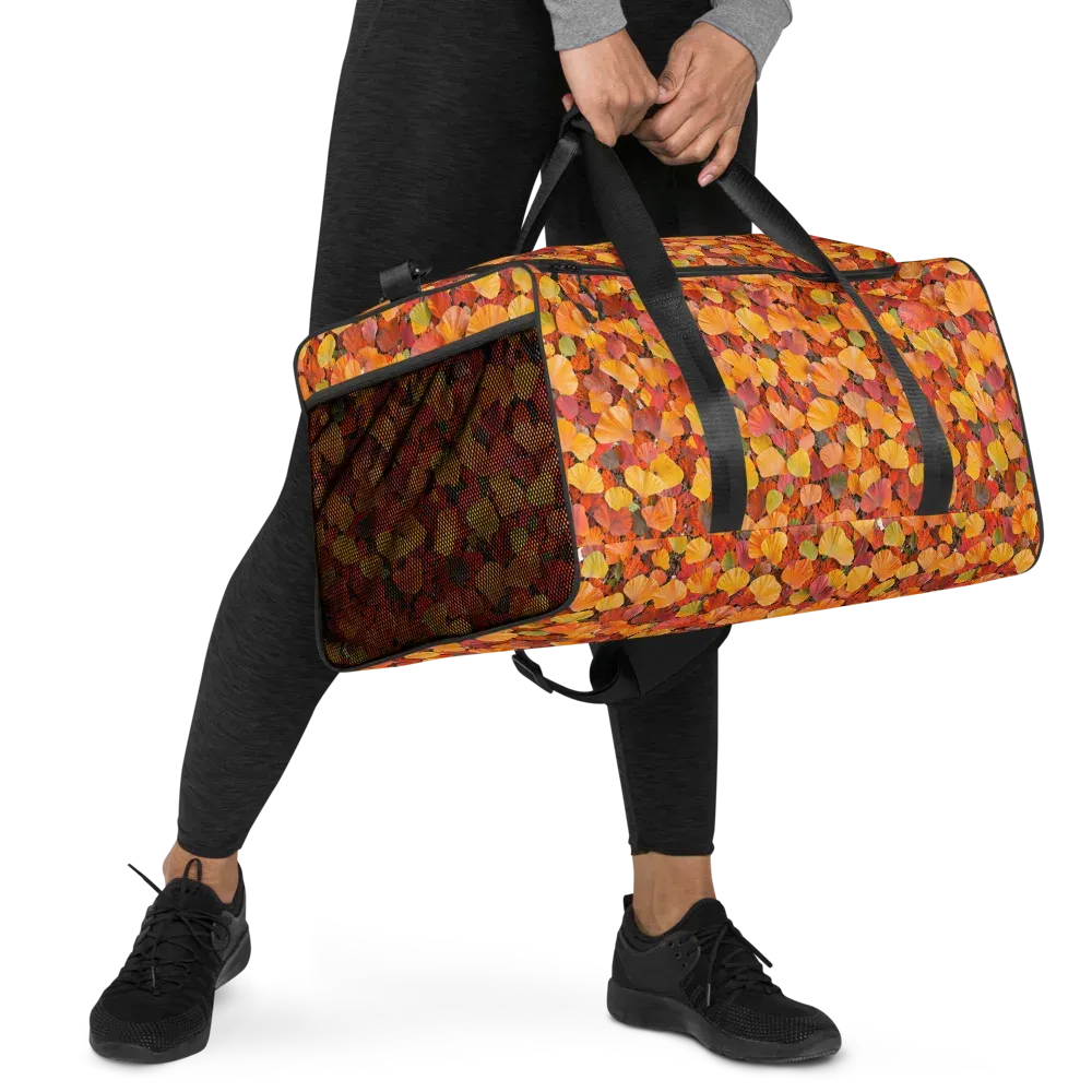Ember Ginkgo on Duffle Bag — Right Front