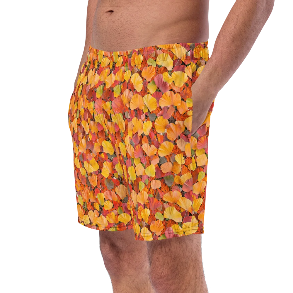 Ember Ginkgo on Swim Trunks — Left Front