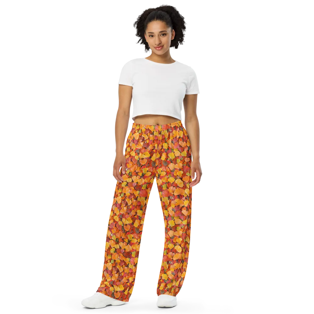 Ember Ginkgo on Wide-Leg Pants — Front