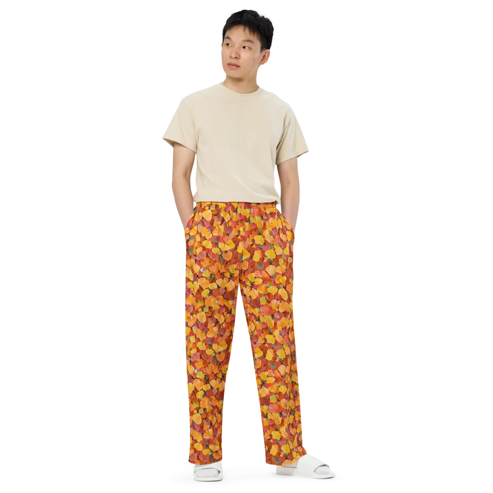Ember Ginkgo on Wide-Leg Pants — Front