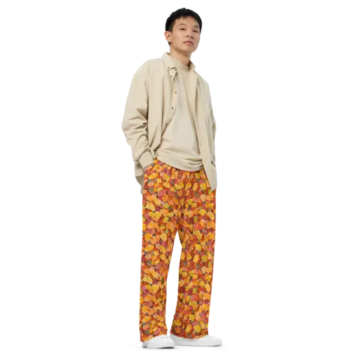 Ember Ginkgo on a Wide-Leg Pants