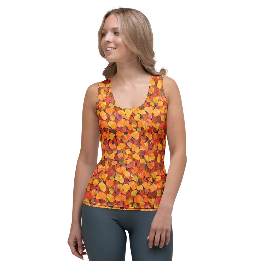 Ember Ginkgo on Women's Tank Top — Front