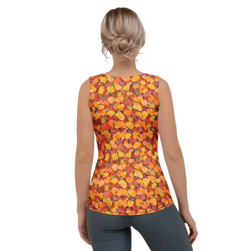 Ember Ginkgo on Women's Tank Top — Back