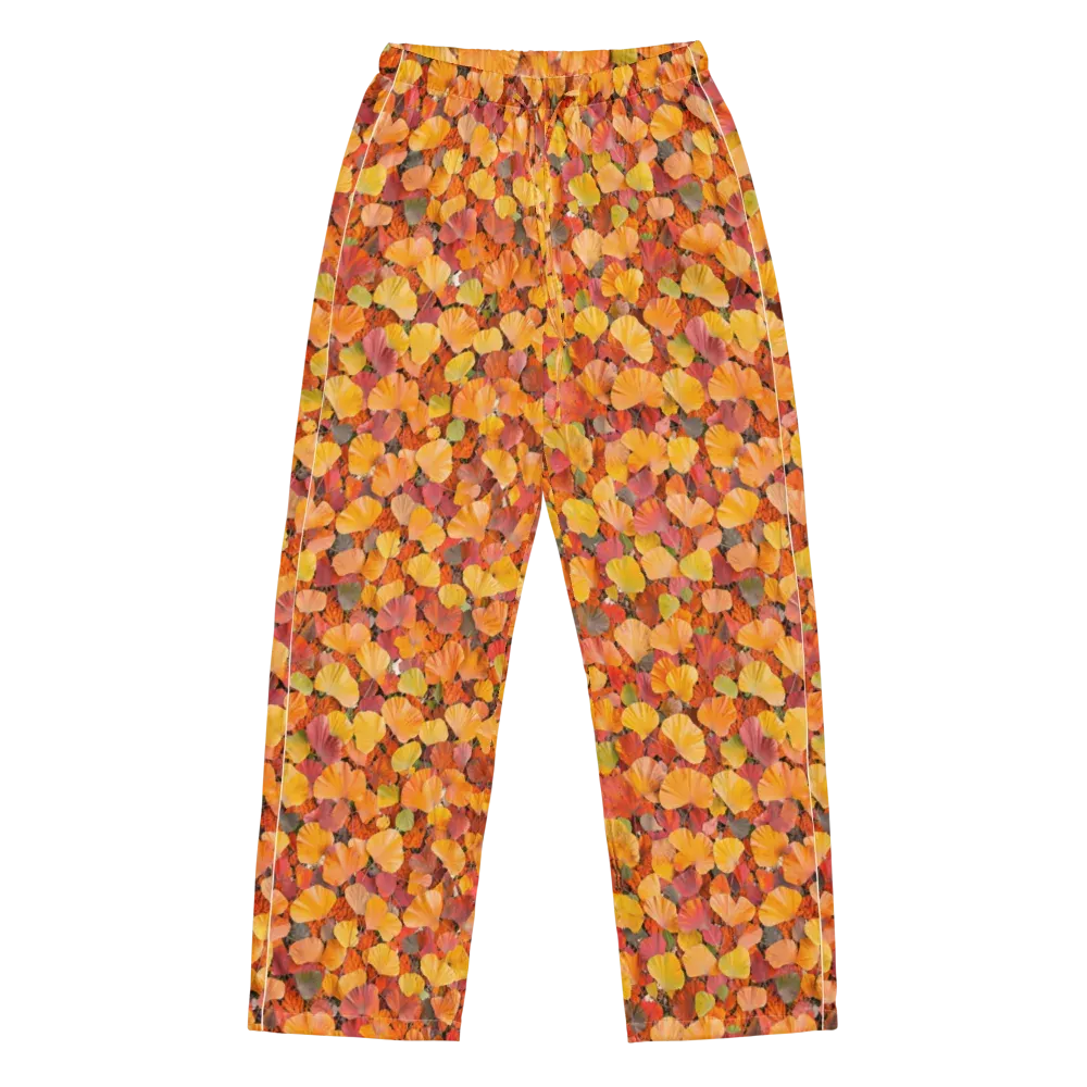 Ember Ginkgo on Women's Pajama Pants — Front