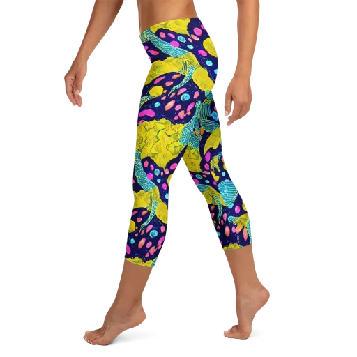 Deep-sea Daydream on a Capri Leggings