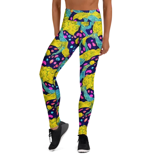 Deep-sea Daydream on a Yoga Leggings