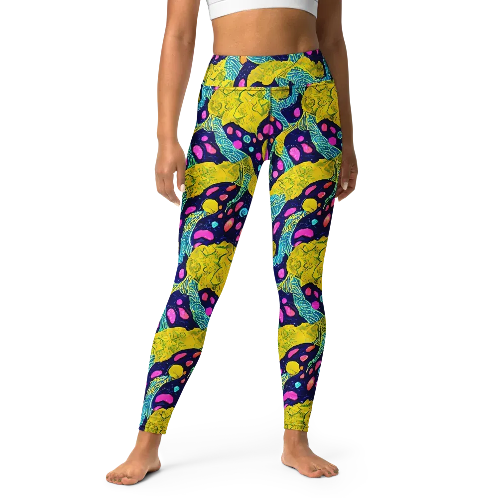 Deep-sea Daydream on Yoga Leggings — Front