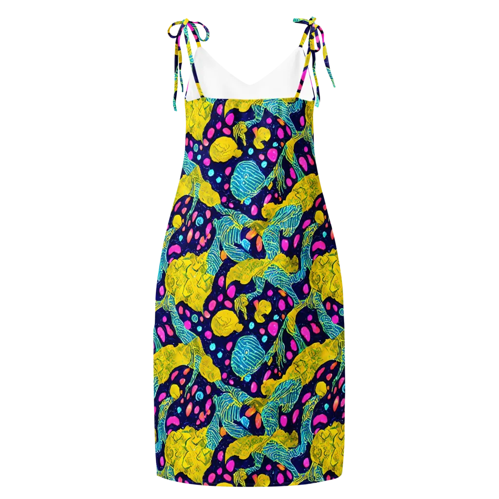 Deep-sea Daydream on Slip Dress — Back