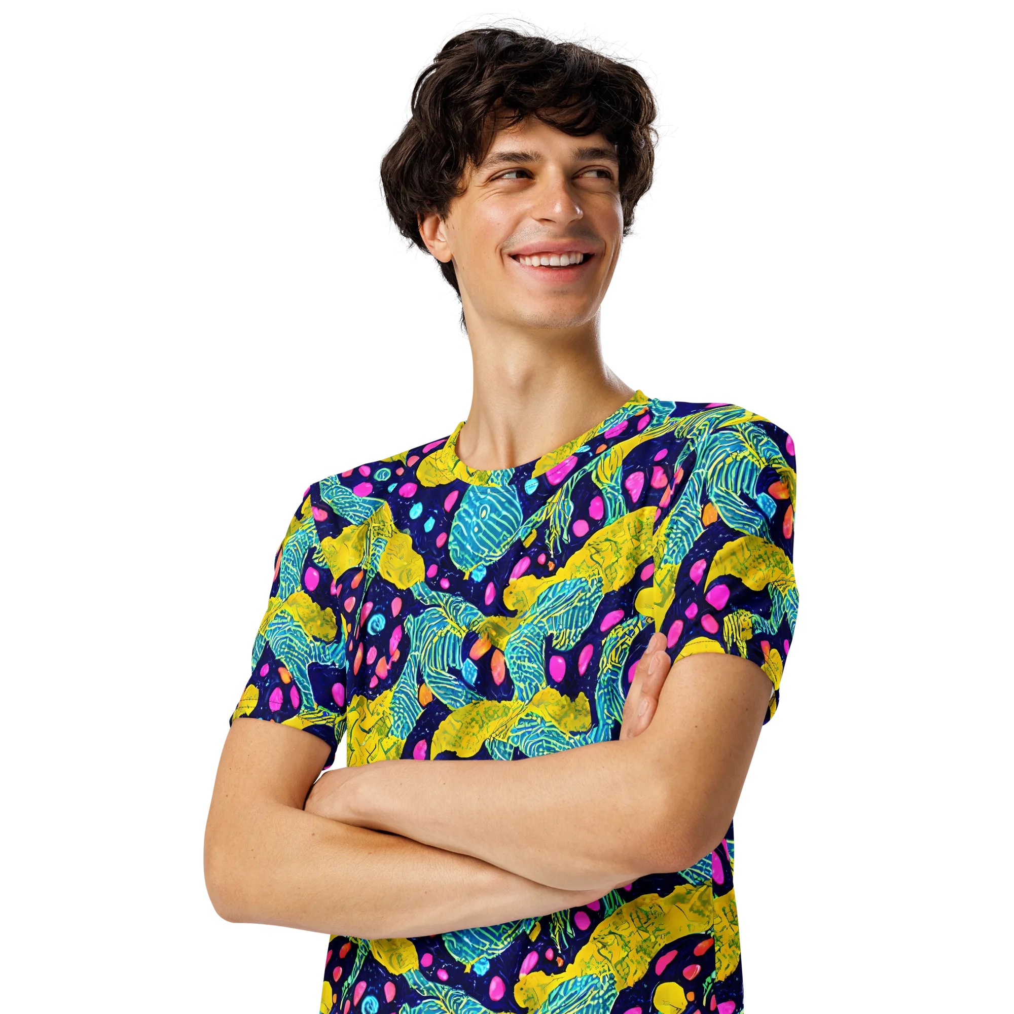 Deep-sea Daydream on Men's Crew Neck T-Shirt — Left Front