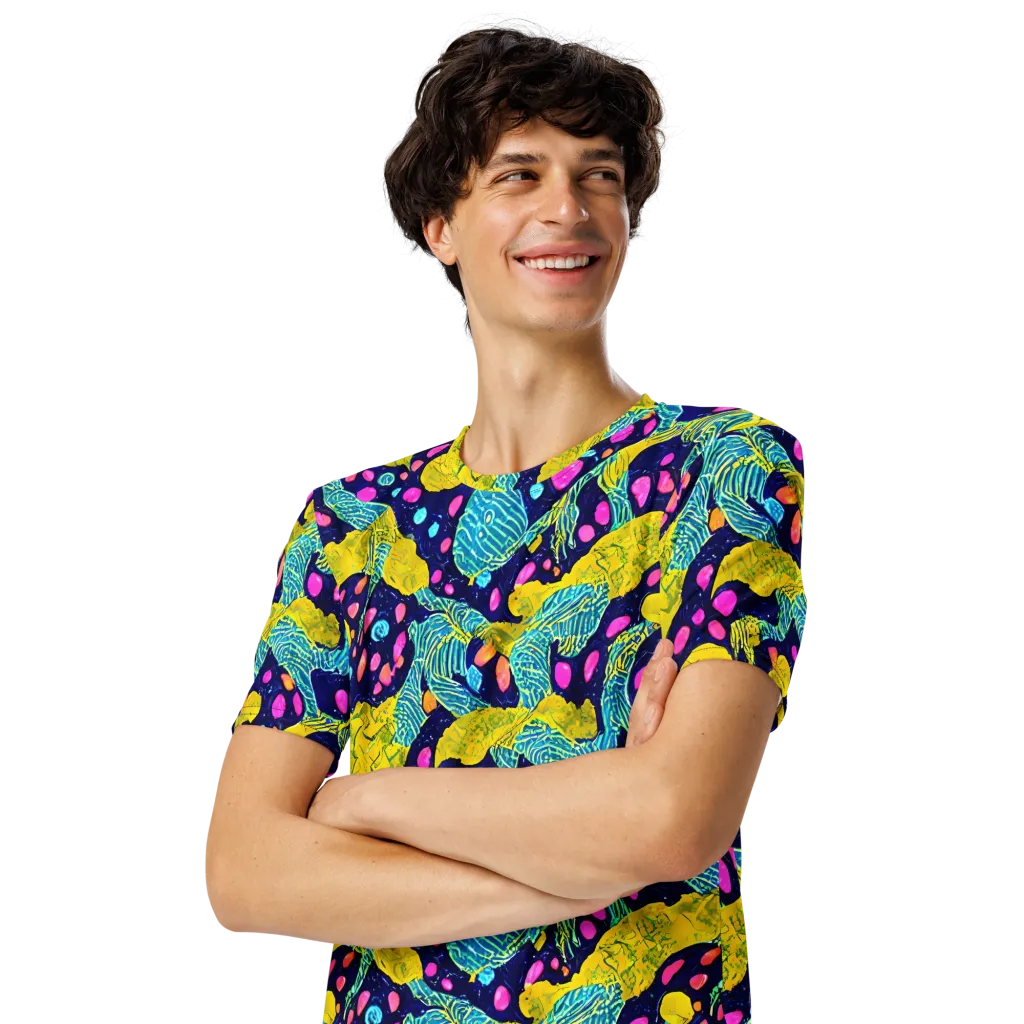Deep-sea Daydream on Men's Crew Neck T-Shirt — Left Front