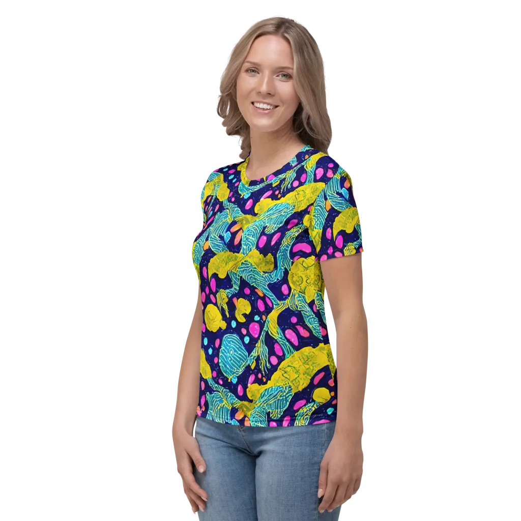 Deep-sea Daydream on Women's Crew Neck T-Shirt — Left