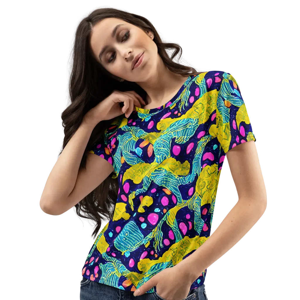 Deep-sea Daydream on Women's Crew Neck T-Shirt — Left Front