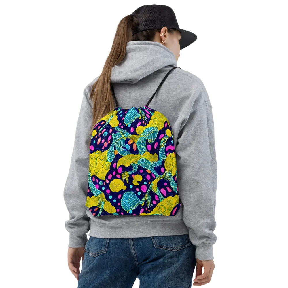 Deep-sea Daydream on Drawstring Bag — Front