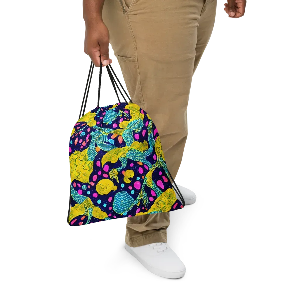 Deep-sea Daydream on Drawstring Bag — Front