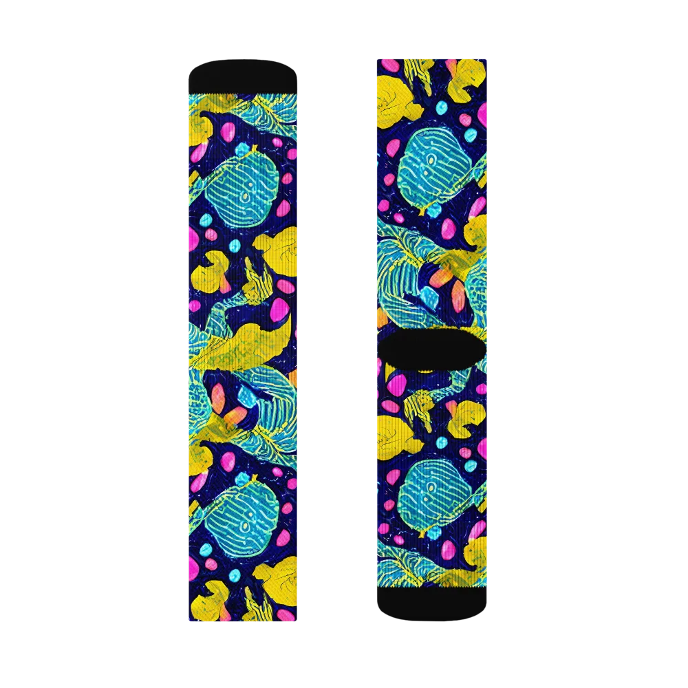 Deep-sea Daydream on Socks — Left Sock