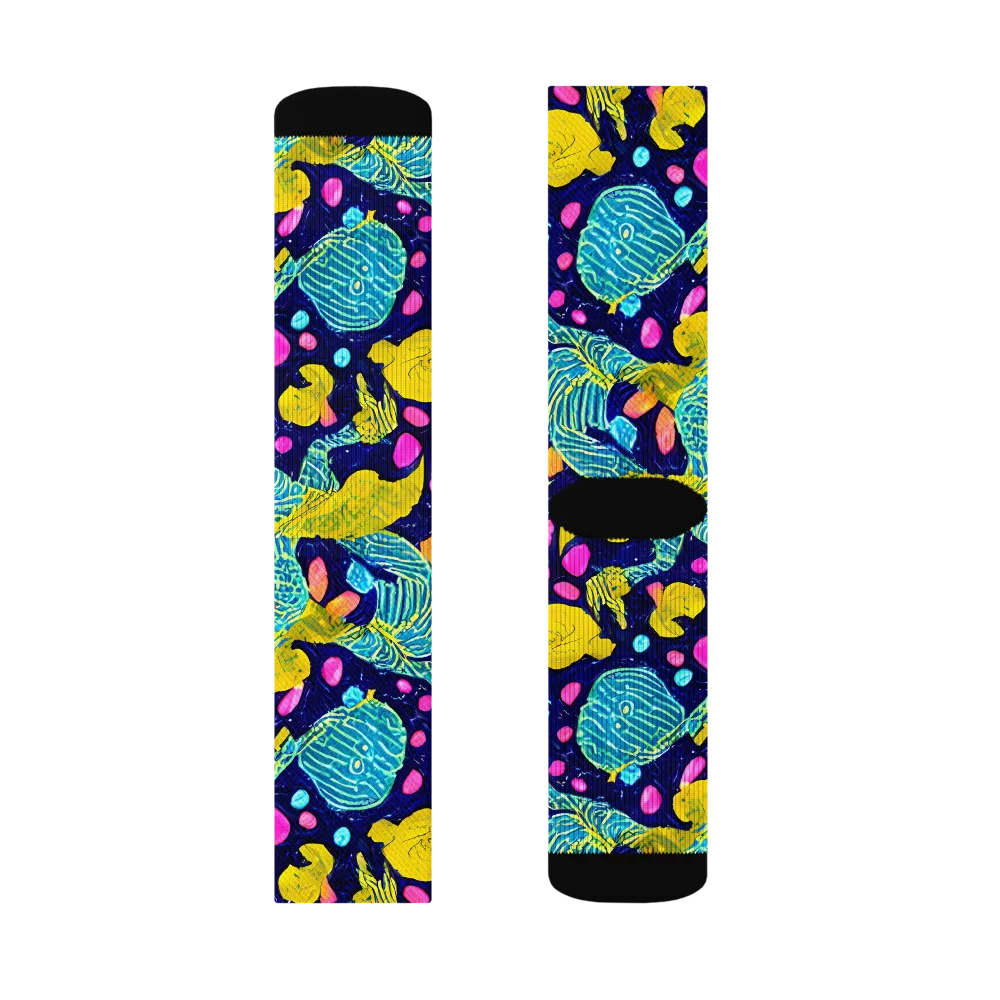 Deep-sea Daydream on Socks — Right Sock