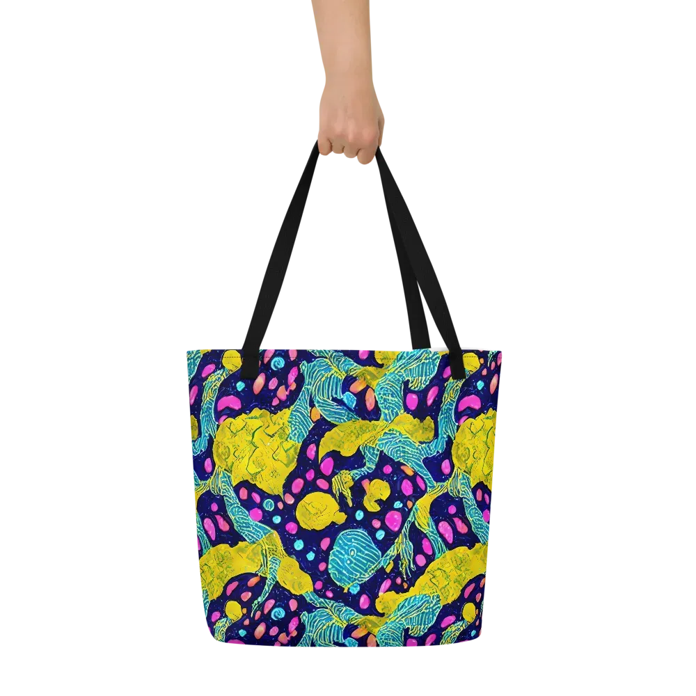 Deep-sea Daydream on Large Tote Bag W/ Pocket — Front