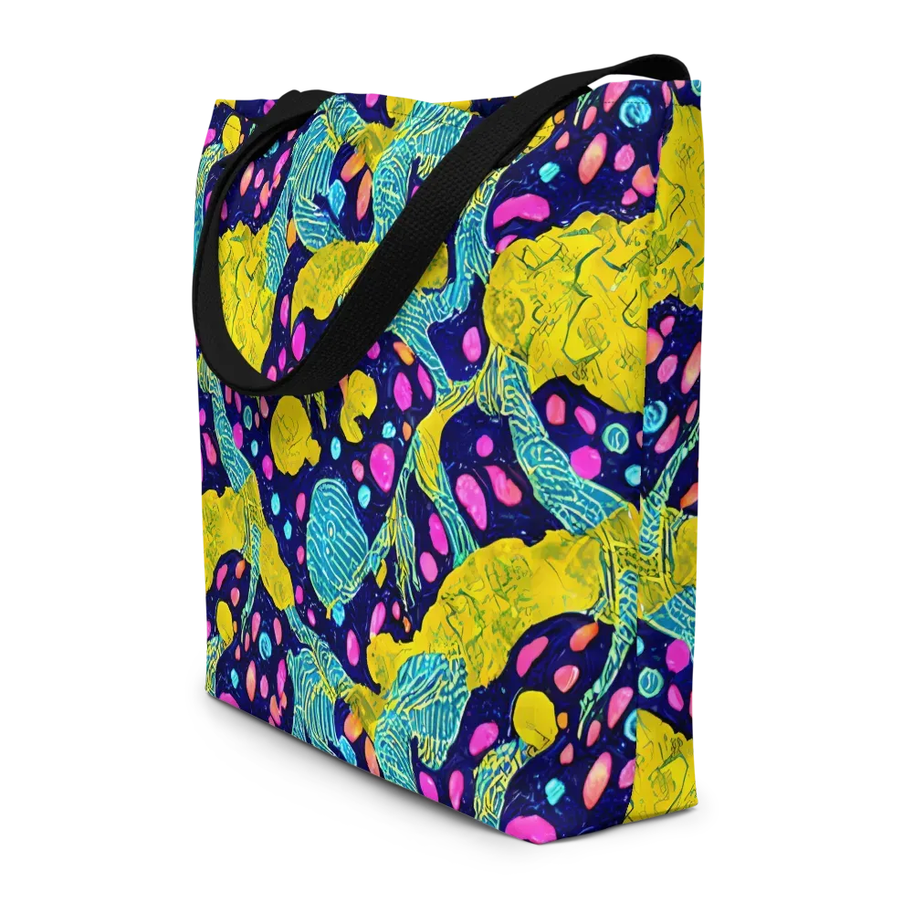 Deep-sea Daydream on Large Tote Bag W/ Pocket — Front