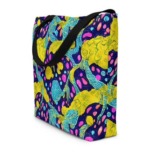Deep-sea Daydream on a Large Tote Bag W/ Pocket