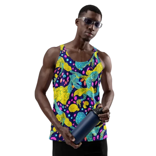 Deep-sea Daydream on a Men's Tank Top
