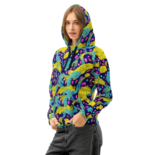 Deep-sea Daydream on a Cotton Hoodie
