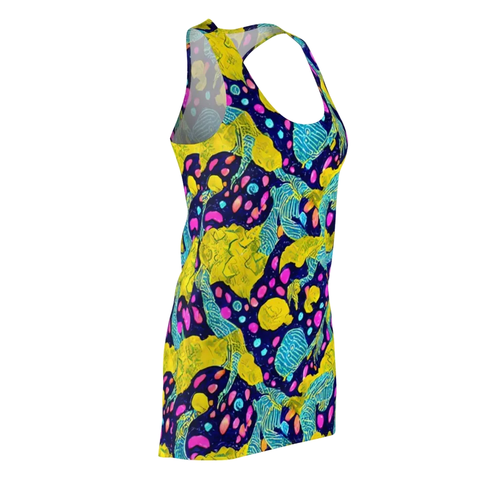 Deep-sea Daydream on Racerback Dress — Front Side