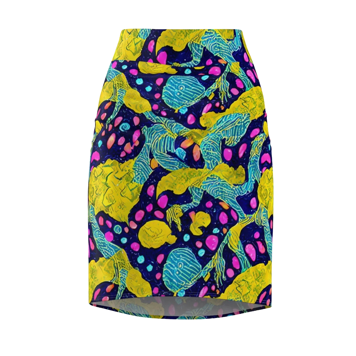 Deep-sea Daydream on Pencil Skirt — Front