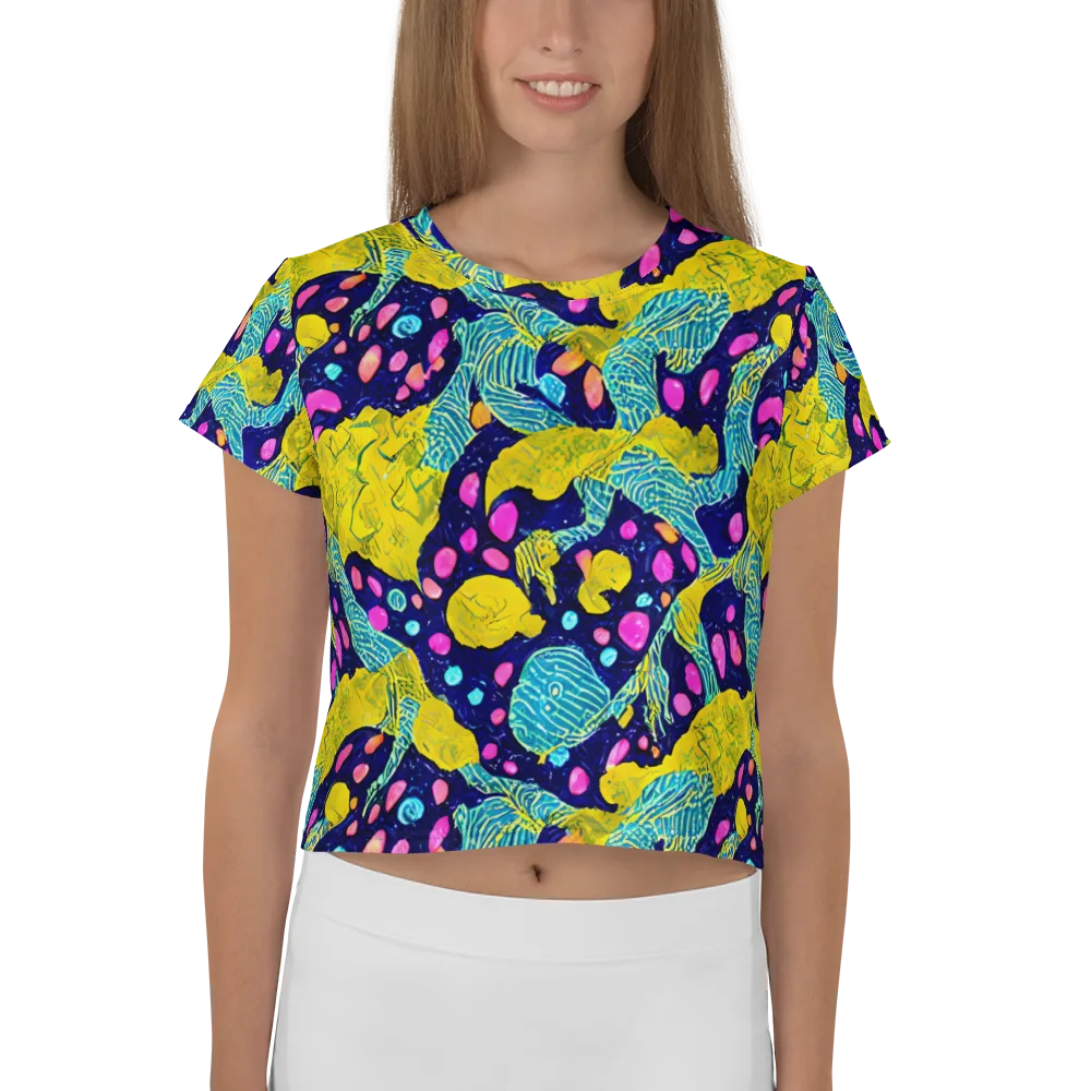 Deep-sea Daydream on Crop Tee — Front