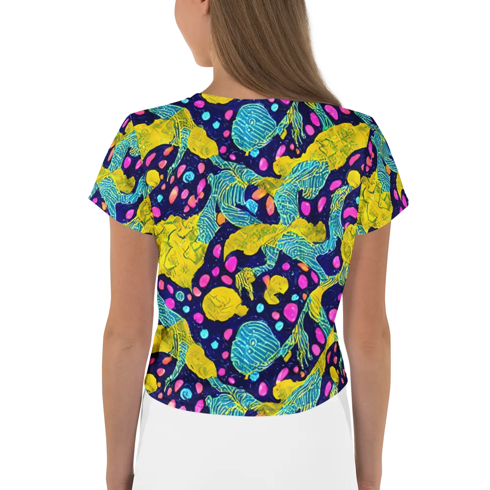 Deep-sea Daydream on Crop Tee — Back