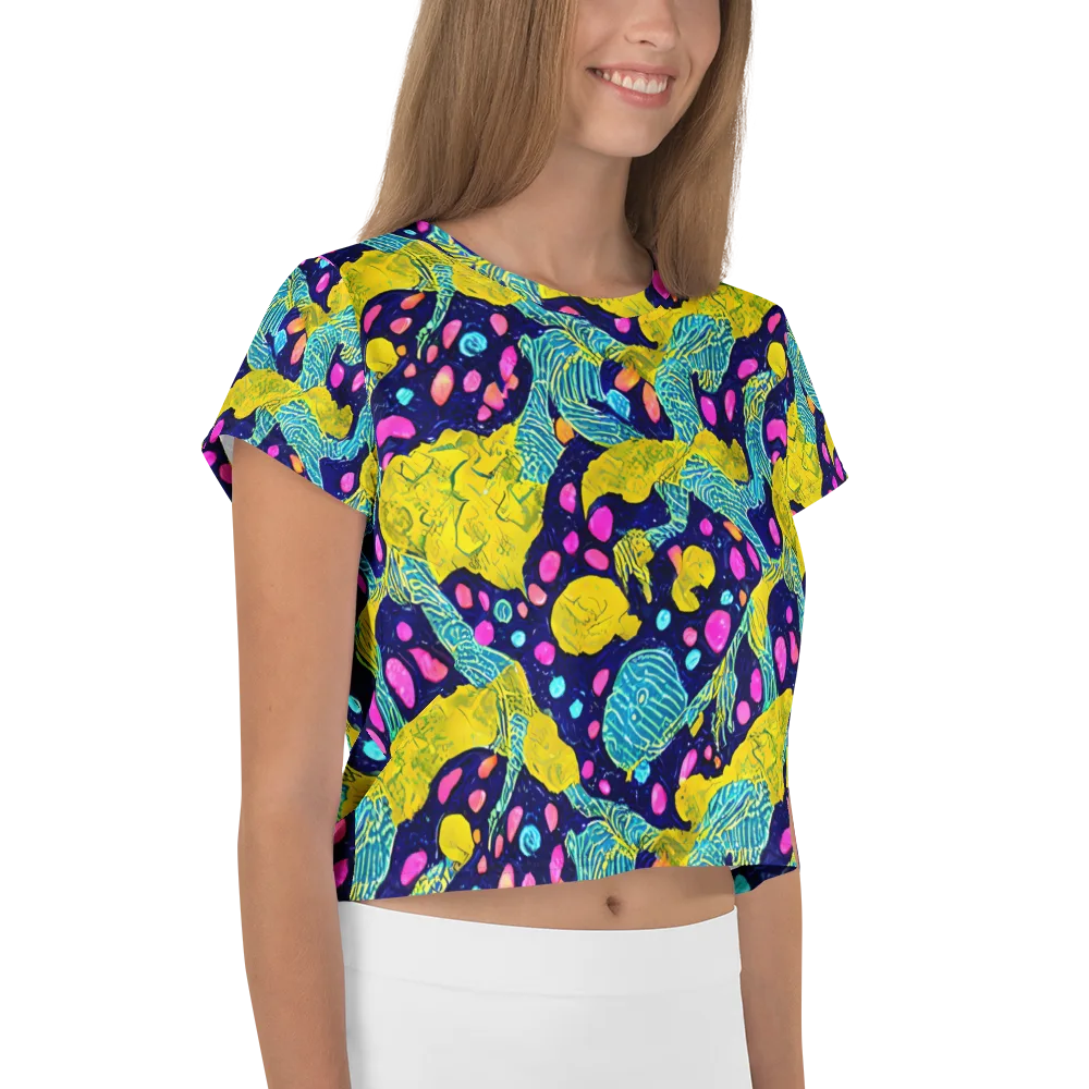 Deep-sea Daydream on Crop Tee — Right