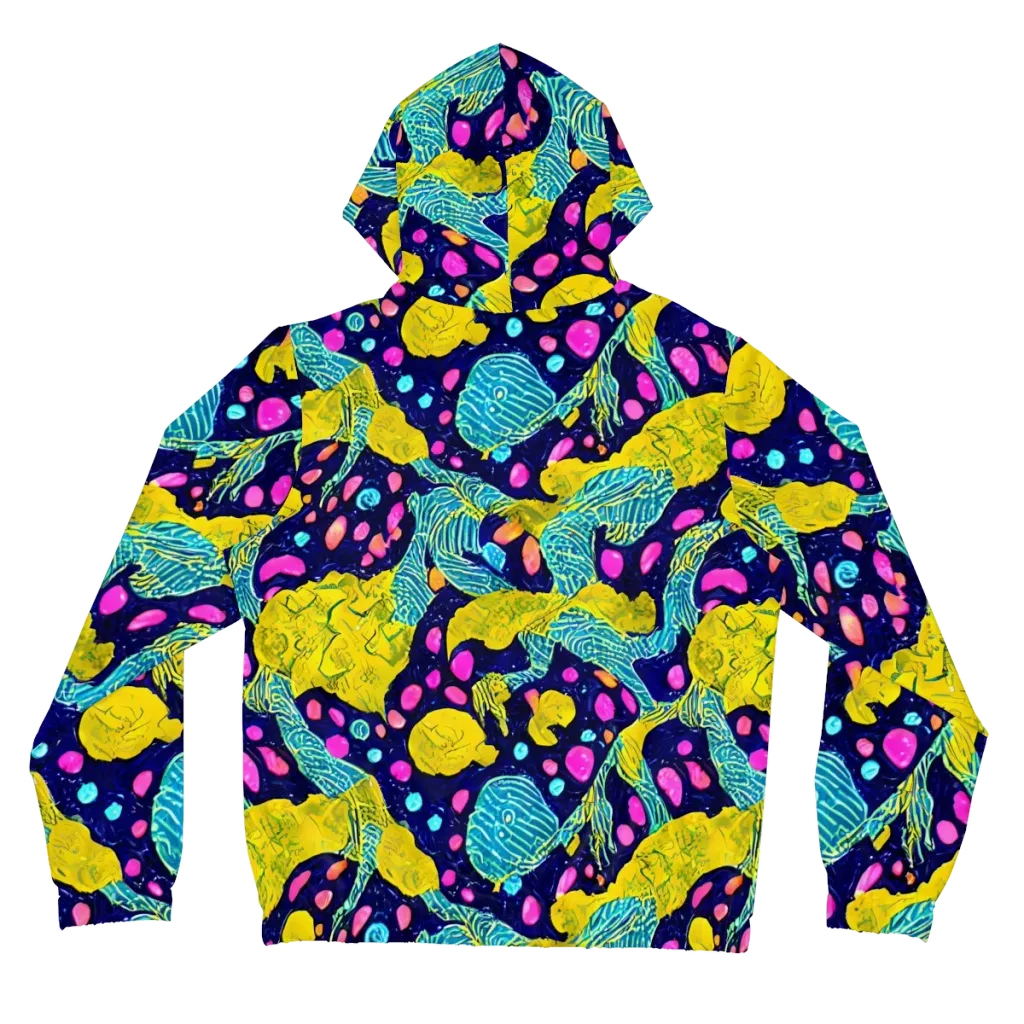 Deep-sea Daydream on Women's Full-Zip Hoodie — Back