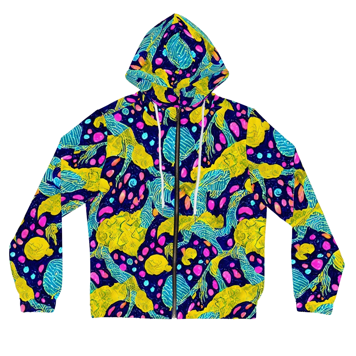 Deep-sea Daydream on Women's Full-Zip Hoodie — Front