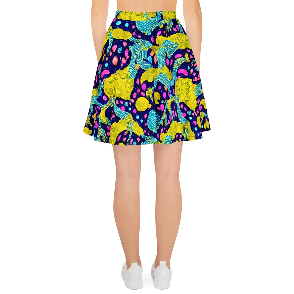 Deep-sea Daydream on Skater Skirt — Back