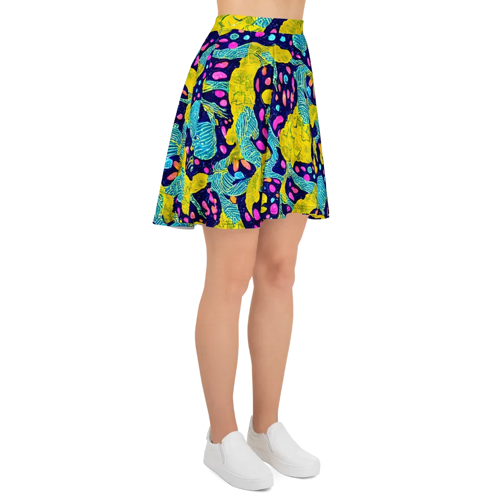 Deep-sea Daydream on Skater Skirt — Right