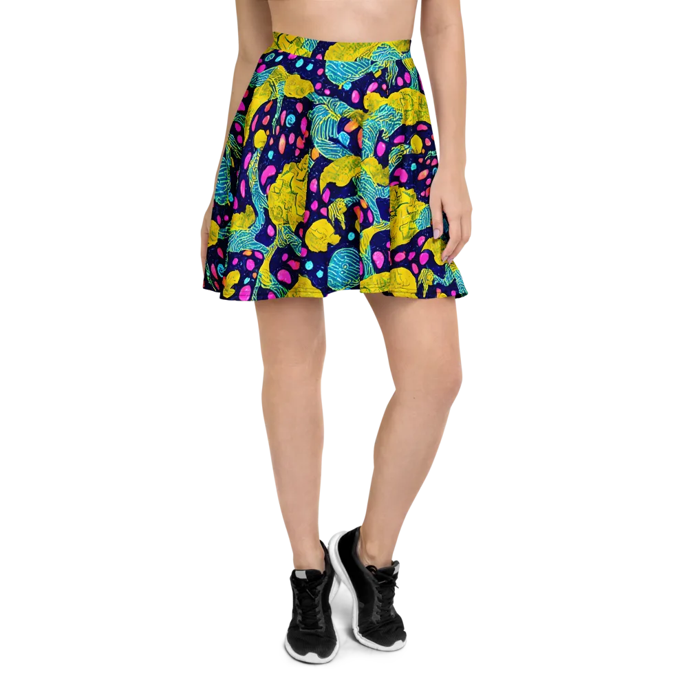 Deep-sea Daydream on Skater Skirt — Front