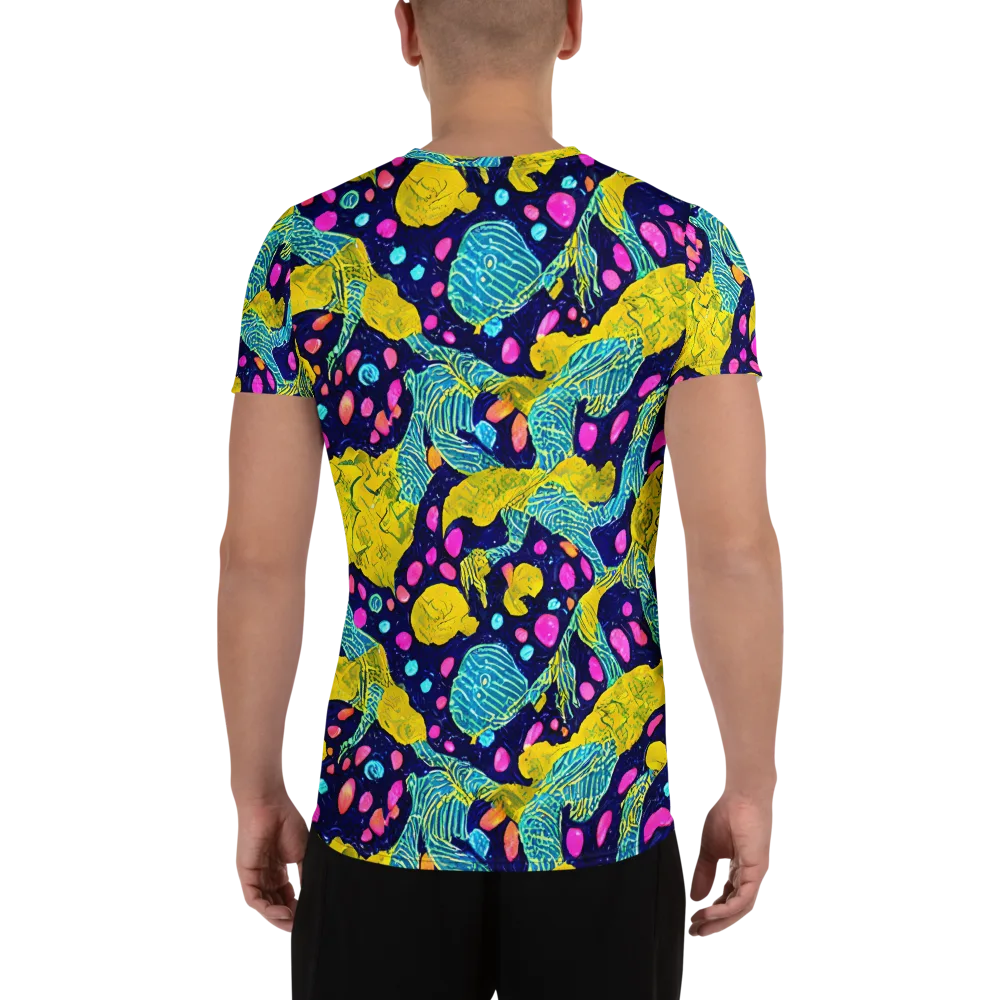 Deep-sea Daydream on Men's Athletic T-Shirt — Back