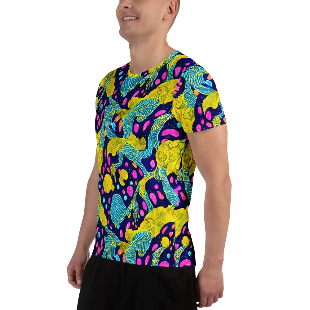 Deep-sea Daydream on Men's Athletic T-Shirt — Left