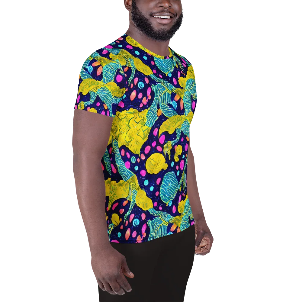 Deep-sea Daydream on Men's Athletic T-Shirt — Right