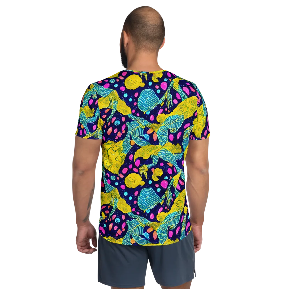 Deep-sea Daydream on Men's Athletic T-Shirt — Back