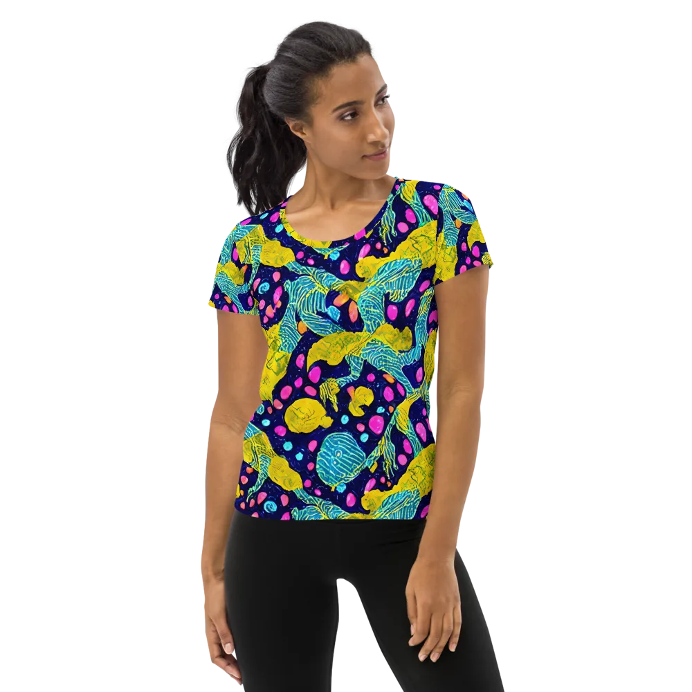Deep-sea Daydream on Women's Athletic T-Shirt — Front